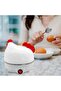 Egg Steamer - 7-Egg Capacity Chicken Shape Fast Egg Machine | Steamer for Poached, Medium and Hard-B - 3