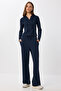 Soft Modal Top and Bottom Set Lkh0005 Dark Blue - 2
