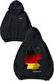 Germany 1 Design Back Printed Black Hooded Sweatshirt