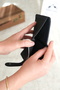 Stylish Genuine Leather Women's Wallet with Coin Compartment and Snap Closure - 4