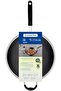 Loreto 32cm 4.4L Graphite Aluminum Wok Pan with Interior Starflon Max Nonstick Coating - 4