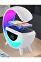 G Shaped Multi-Function Wireless Charger Digital Clock Speaker - 4