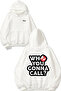 Ghost Busters 3 Design Back Printed White Hooded Sweatshirt