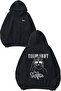 Taylor Swift 3 Design Back Printed Black Hooded Sweatshirt