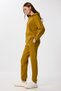 Hooded Ribbed Knit Top and Bottom Set Lzv0028 Oil Green - 3