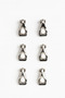 Non-Pierced Earrings for Ears Without Holes Hello Kity Kuromi My Melody Design Non-Pierced Earring Set - 2