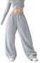Winter Shardonlu 2-Pack Black-Grey Baggy Oversized Size High Quality Loose Fit Flexible Comfortable Fabric Sweatpants - 3