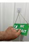 Metal Busy-Occupied Sign Warning Sign Directional Sign 15X8 cm Wall Hanger with String and Adhesive - 3