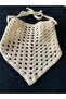 Honeybee Ateli̇er Vintage Motif Knitted Bandana