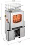 Orange Juice Machine, 120W Electric Juicer, Cold Juice Extractor for Fruits and Vegetables, Co - 2