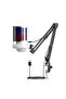 Factory OEM Professional USB Condenser RGB Gaming Microphone with Accessories for Recording - 4