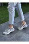 Gray Multi Lace-Up Women's Casual Sports - 2