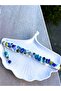 Handmade Stone Decorated Bracelet (Ribbon Weave)