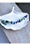 Handmade Stone Decorated Bracelet (Ribbon Weave)