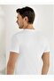 Tutku-Short Sleeve Crew Neck Combed Cotton Men's Undershirt 1 New Season (5 Pieces Economic Package) - 2