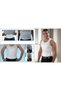1 Size Slimming Black and White Corset Tank Top - 2