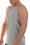 Me005 Gray Men's 4 Pieces Combed Cotton Undershirt - 2