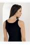 Tutku-Women's Black Wide Strap Basic Athlete Top m New Season (3 Pieces Economic Package) - 2