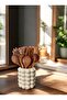 Bubble Concrete Beige Decorative Vase 15X10 cm |   Pampas & Bubble Design - 7