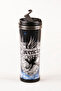 Harry Potter Decorated Steel Mug - 360 ml |   Leak-Proof Lid, Steel Inner Bowl, 19 cm - 2