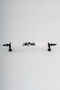 Polymer Alloy Black Rose Pattern Handle Furniture Kitchen Drawer Door Handle - 4