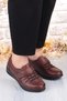 7679 Comfort Soft Flexible Rubber Non-Slip Sole Genuine Leather Women's Shoes - 3