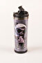 Cat Decorated Steel Mug - 360 ml |   Leak-Proof Lid, Steel Inner Bowl, 19 cm - 2