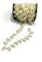 Flush Lace Pearl Ribbon / 1 Meter / Cream