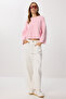 Very Soft Textured Knitwear Sweater Lmt0038 Candy Pink - 3