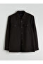 Brown Regular Fit Long Sleeve Men's Lumberjack Shirt Jacket - 5