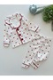 100% Cotton Long Sleeve Buttoned Seasonal Girls Boys Unisex Baby Kids Pajamas - 2