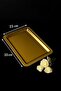 Luxury Gold Rectangular Serving Tray