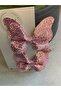 Glittery Butterfly Buckle Set of 2 – Silver, Pink, Purple, Gold Color Options” - 2