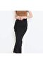 Scuba Fabric Pencil Skirt Black - 4