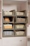 6-Piece Sliding Shelf Organizer – Beige Color Inside-Cabinet Clothing, Accessory Organizer Mit1260 - 6