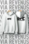 سويت شيرت بغطاء للرأس مطبوع من الأمام والخلف من UFC