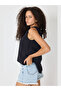 Women's Muslin Linen Sleeveless Back Buttoned Skirt Asymmetrical Blouse - 3