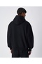 Hooded Sweatshirt Men's Black Sweatshirt - 221205-Kk001 - 2