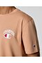 Street Varsity Ss Tee Orange Men's T-Shirt - 221199-Os063 - 3