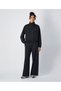 Urban Contemporary Full Zip Sweatshirt Black Women's Sweatshirt -118015-Kk001 - 4