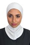 Jersey Ninja Head Scarf, Full Coverage Hijab Under Scarf, Lightweight and Comfortable Fit- White - 2