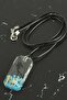 Mermaid Rectangular Epoxy Necklace - 2