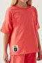 Girl child shorts set - coral - 4