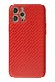 Zengezur iPhone 12 Pro Max Case Coco Carbon Silicone - Red
