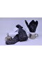 Woven Handkerchief Tie for Men Black and White - 2