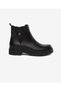 31022 Women's Genuine Leather Zippered Short Urban Boots