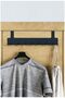 8-Hook Attention Anti-Aging American Style Home Metal Matte Black Behind-The-Door Hanger Organizer Rack, - 6