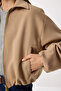 Balloon Cut Woven Jacket Ldp0084 Beige - 5