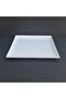 12 Large Square Melamine Plates |   Main Course & Breakfast Presentation Plate 35X35Cm - 5