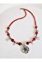 Agate Natural Stone Flower Necklace 48 cm - 3